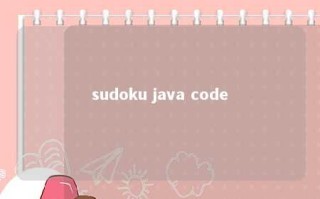 sudoku java code 