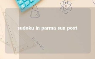 sudoku in parma sun post 