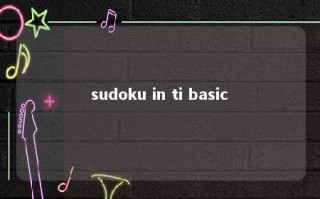 sudoku in ti basic 