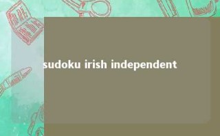 sudoku irish independent 