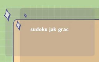 sudoku jak grac 