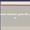 car wash simulator game like games 