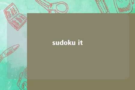 sudoku it -第1张图片-FreeGameStops.com - Your #1 Destination for Free Online Games & Mini Games