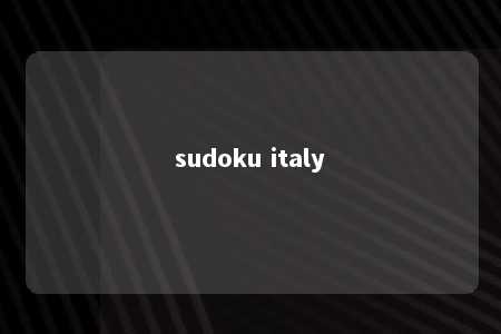 sudoku italy -第1张图片-FreeGameStops.com - Your #1 Destination for Free Online Games & Mini Games sudoku italy -第1张图片-FreeGameStops.com - Your #1 Destination for Free Online Games & Mini Games