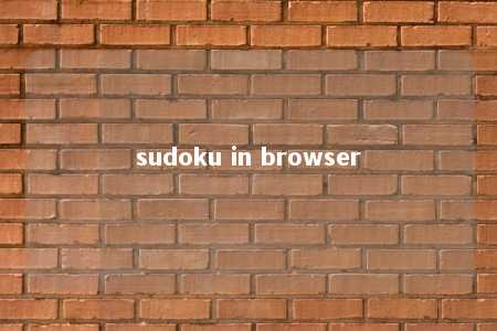 sudoku in browser -第1张图片-FreeGameStops.com - Your #1 Destination for Free Online Games & Mini Games