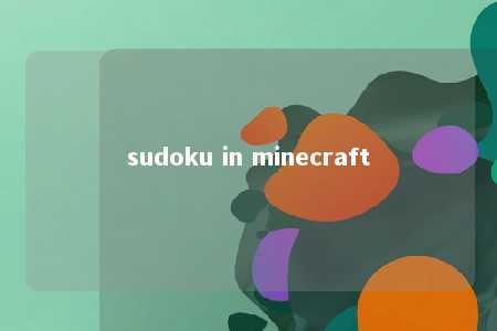 sudoku in minecraft -第1张图片-FreeGameStops.com - Your #1 Destination for Free Online Games & Mini Games sudoku in minecraft -第1张图片-FreeGameStops.com - Your #1 Destination for Free Online Games & Mini Games