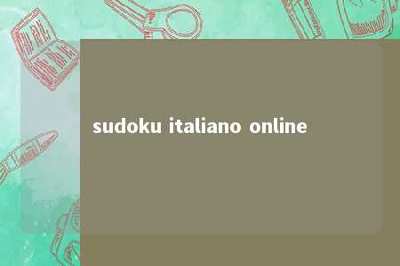 sudoku italiano online -第1张图片-FreeGameStops.com - Your #1 Destination for Free Online Games & Mini Games